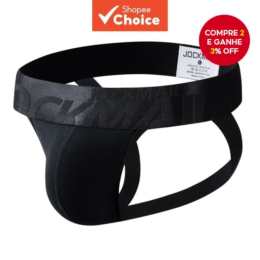 Tanga Elástica Masculina JOCKMAIL  Suporte De Bol