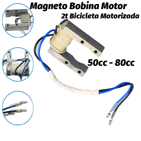 Magneto Bobina Motor 2t Bicicleta Motorizada 50cc 