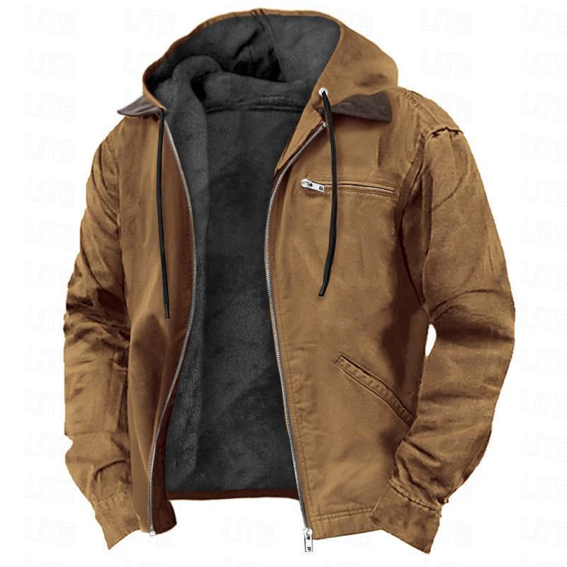 Jaqueta Corta-Vento Masculina Em Tecido Twil Quent