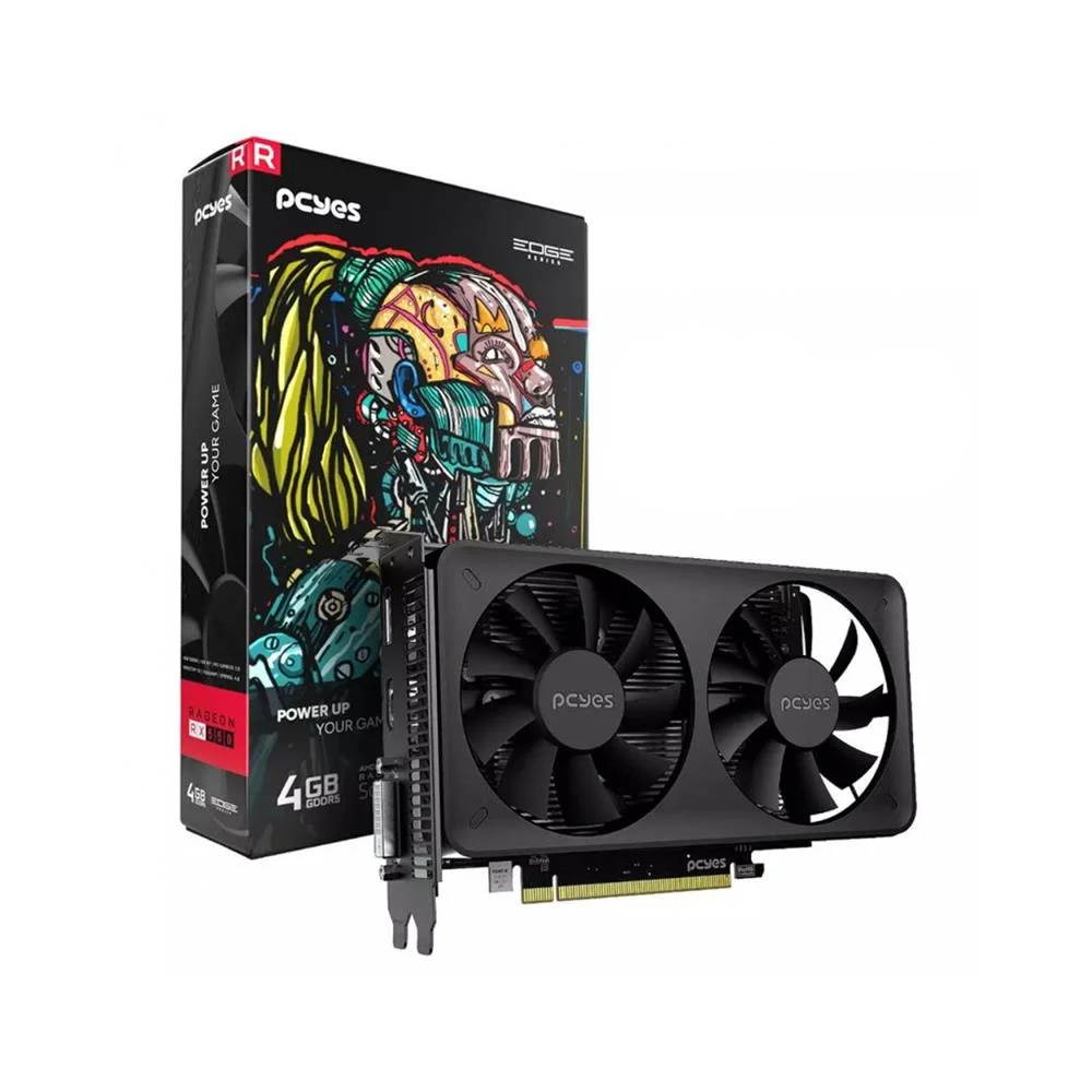 Placa de Vídeo PCYes RX 550 4GB GDDR5 128 Bits Du
