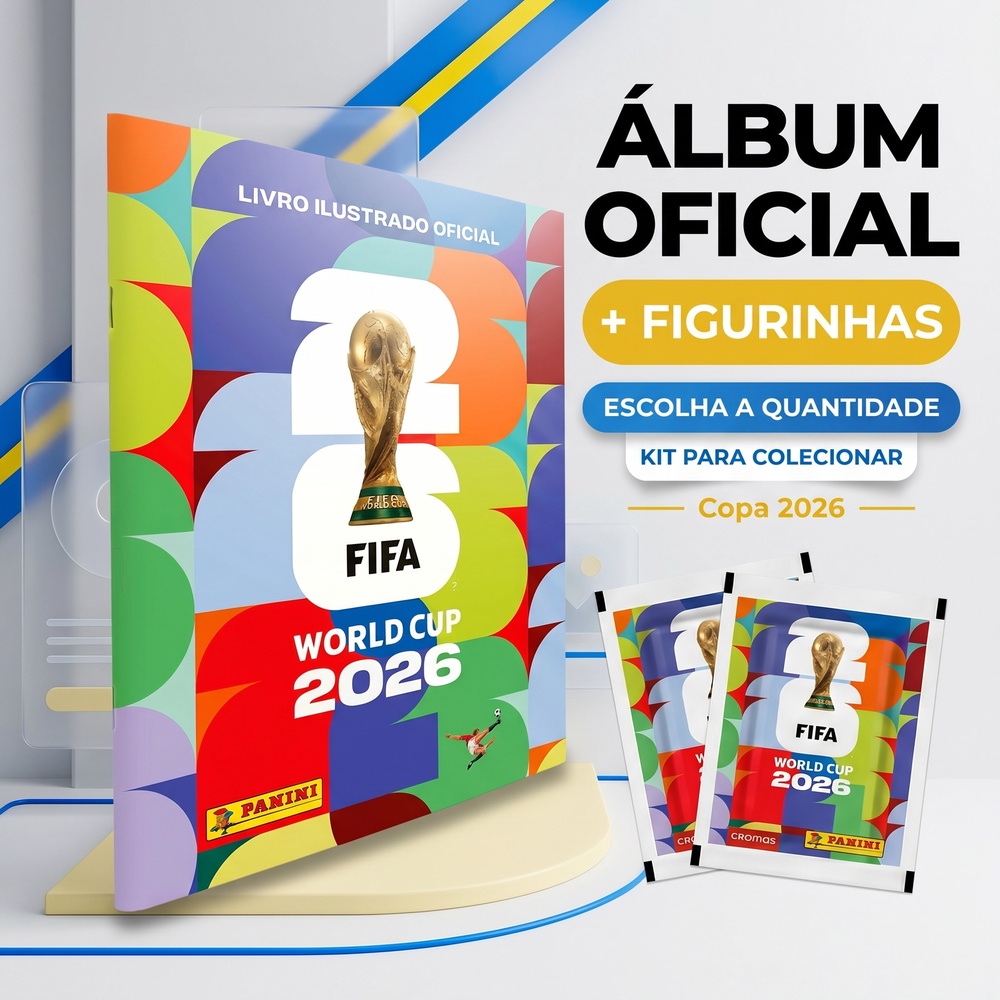 Kit Álbum Copa do Mundo 2026 Fifa World Cup Colec
