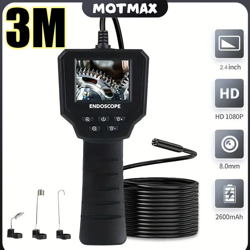 3M Endoscópio Boroscópio Sonda Câmera Diagnóst