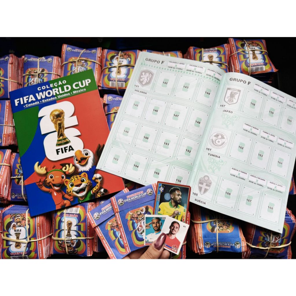 Álbum + Figurinhas Copa do Mundo NÃO Oficial FIF