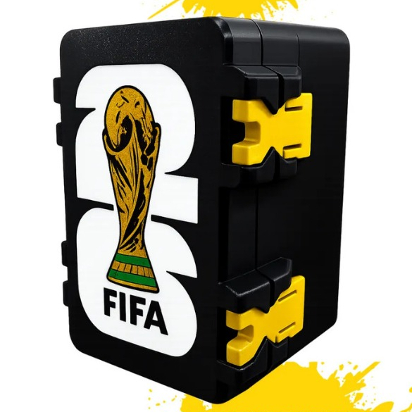 Organizador Estojo Porta Figurinhas Copa do Mundo 