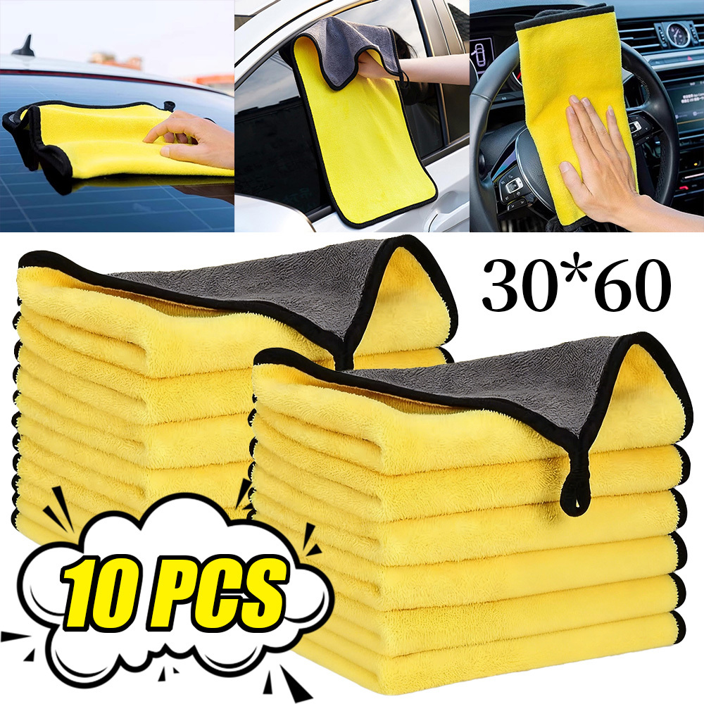 kit 10 toalha pano limpeza 30×60 2 lados limp