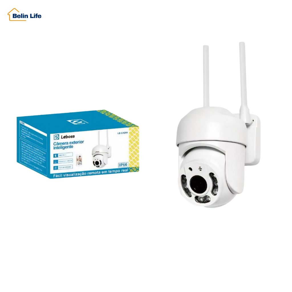 Câmera IP Externa Knup Full HD 1080p Wi-Fi Yoosee