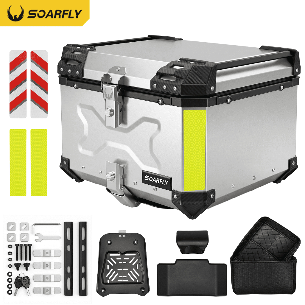 Soarfly Baú Para Moto Baú De Alumínio Para Moto