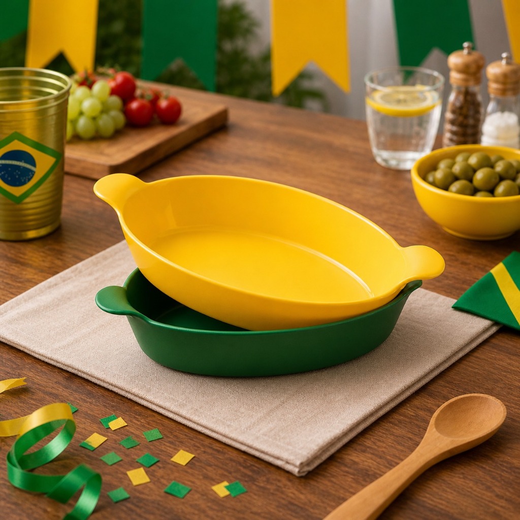 Kit Petisqueira Copa do Mundo Para Churrasco Festa