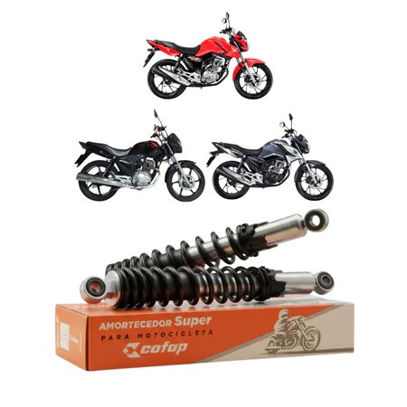 Par Amortecedor Traseiro Honda Titan Fan Start 150