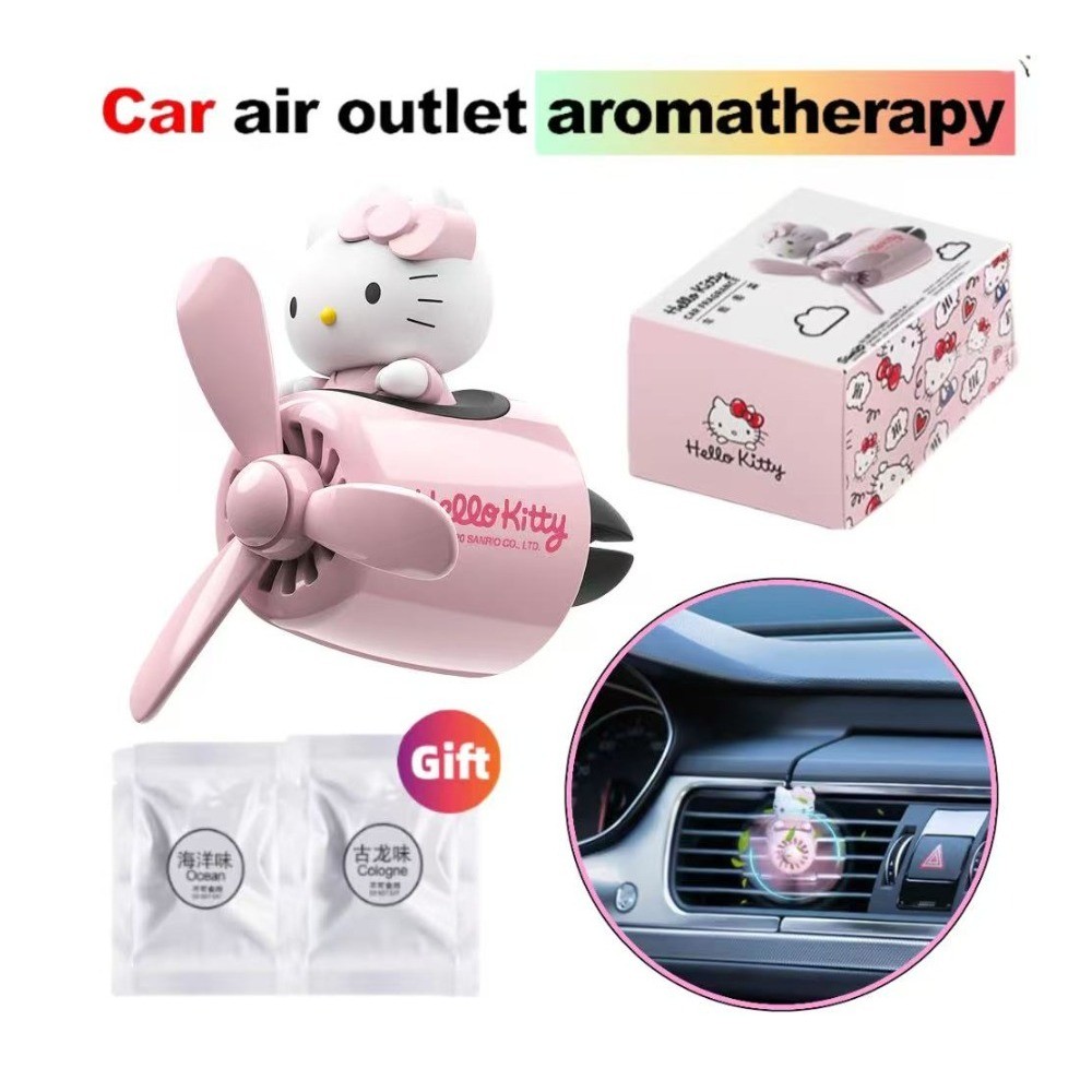 Ambientador De Carro Fofo Hello Kitty Pilot Clipe 