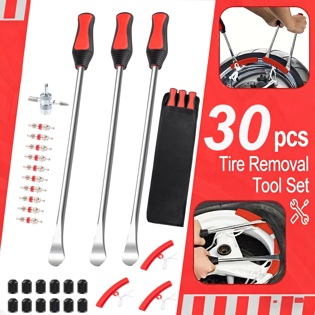 Kit 2/30 Espátulas Borracheiro Chata  Para Desmon
