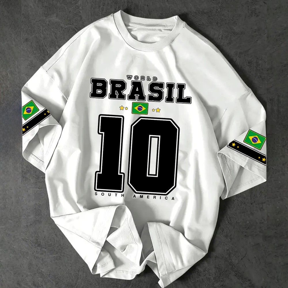 Camiseta Básica e Oversized Algodão Unissex Worl
