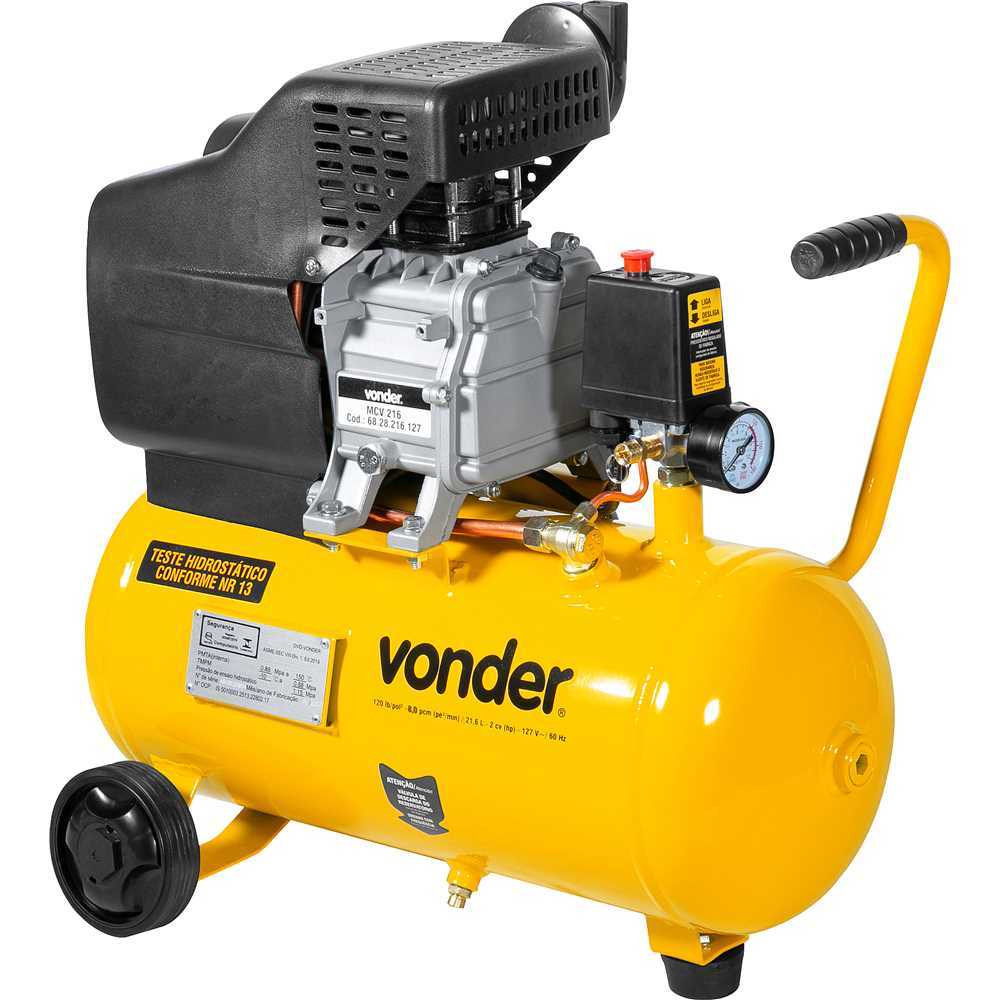 Motocompressor de Ar Vonder 21L 8PCM Monofásica M