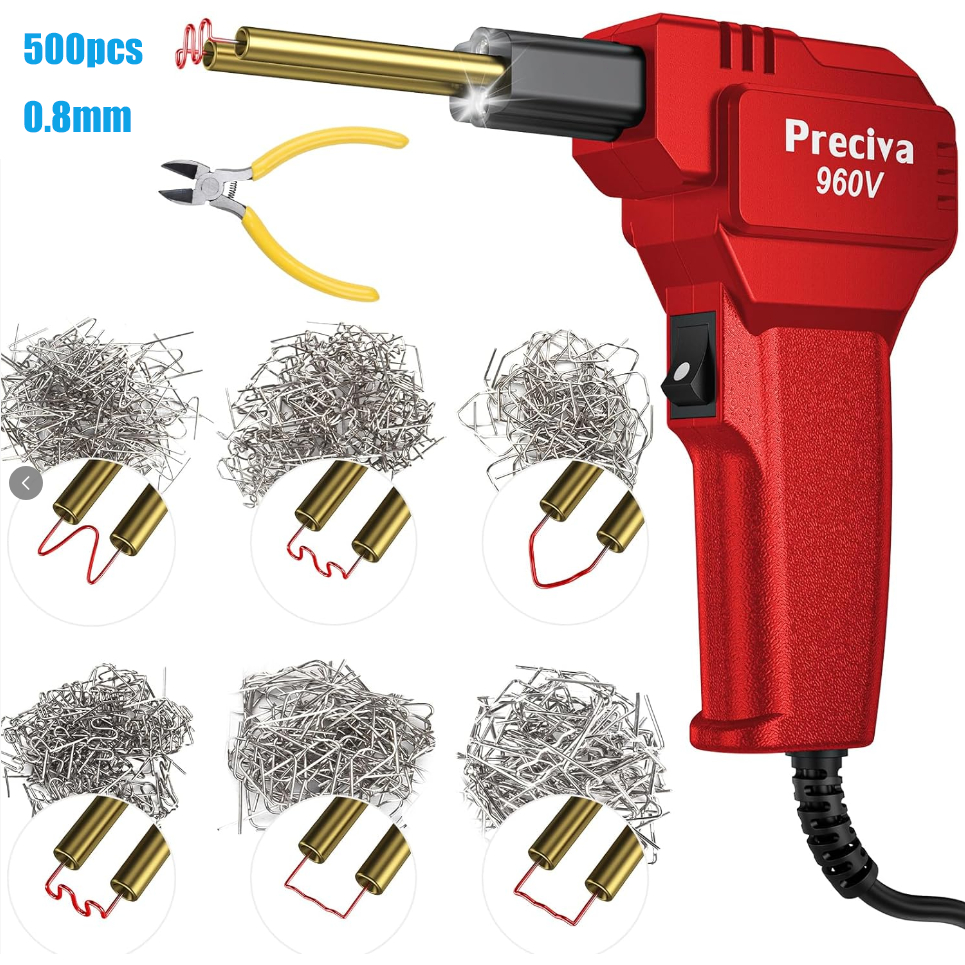 500 Peças 0.8mm Grampos De Grampeador Quente Para Kit De Reparo De Soldador De Plástico De-Choque De