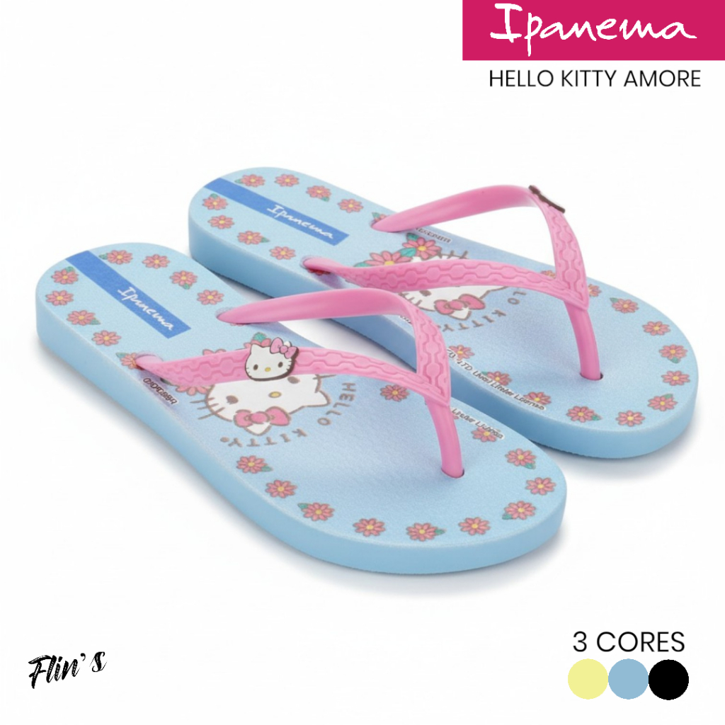 Chinelo Infantil Ipanema Hello Kitty Amore Origina