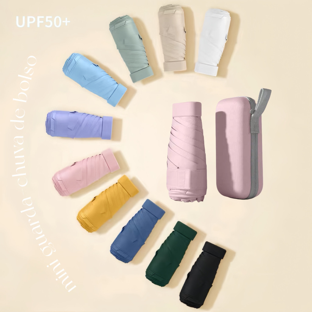 Mini Guarda-Chuva de bolso UPF50+ Super CompactoPa