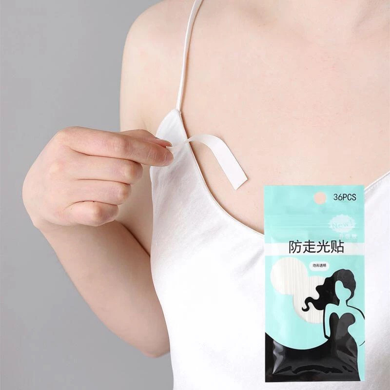 Kit 36 Fitas Fashion Adesivo Decote Protetor Esco