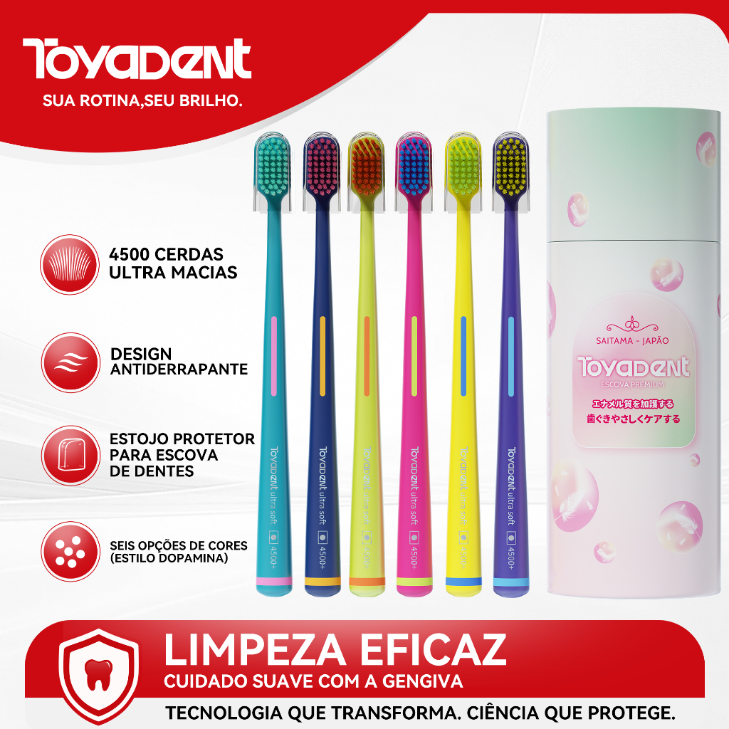 TOYADENT Escova de Dente Ultra Macia + 4500 Cerdas