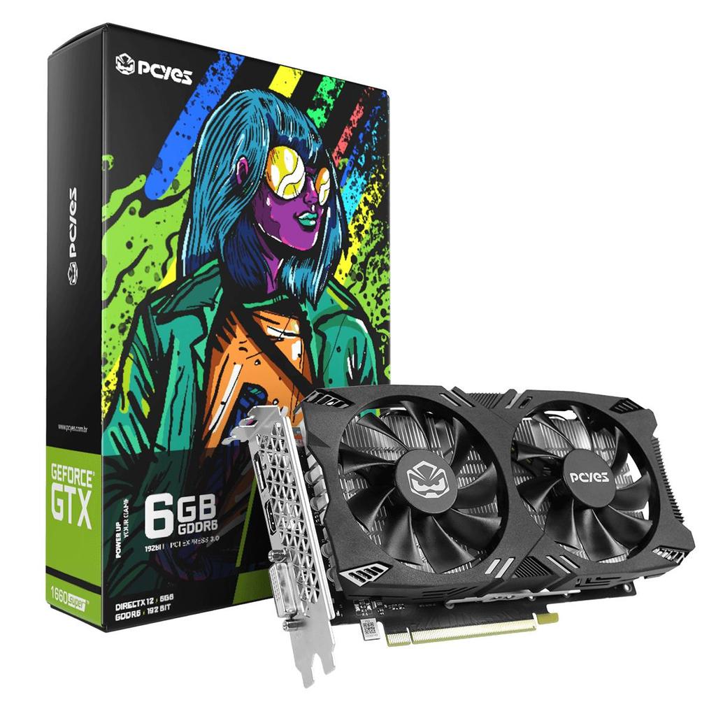 Placa de Vídeo Gpu Gtx 1660 Super Gddr6 6gb 192 B