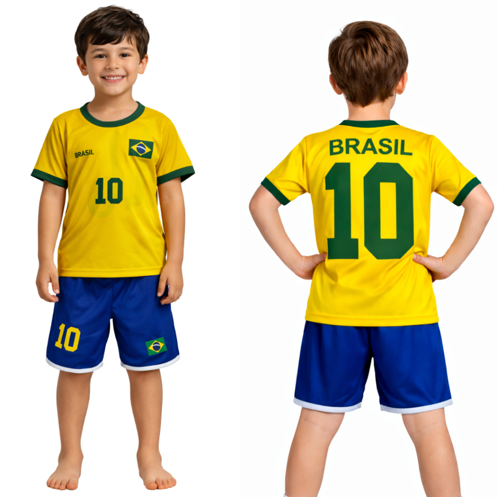 Conjunto Infantil do Brasil  Estilo e Conforto par