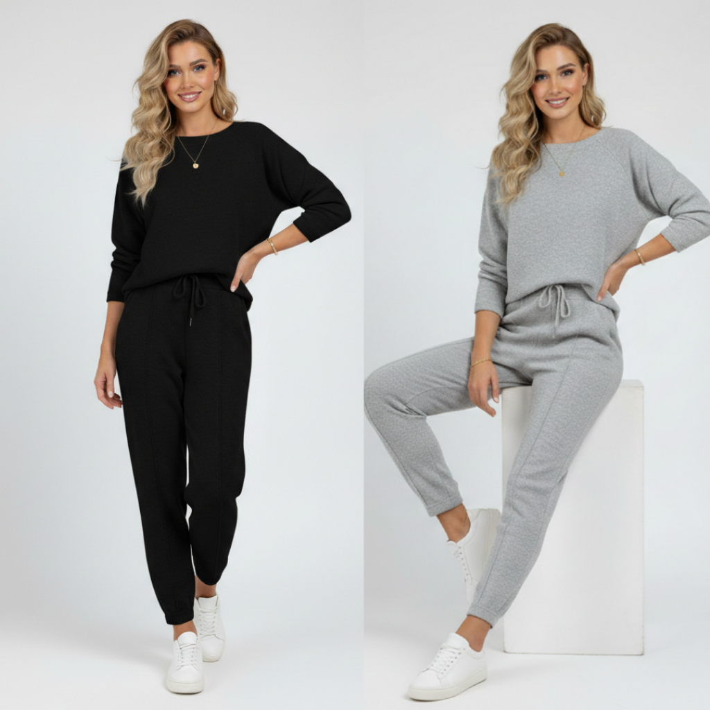 Conjunto Lanzinha Feminino Calça e Blusa Lã Outo