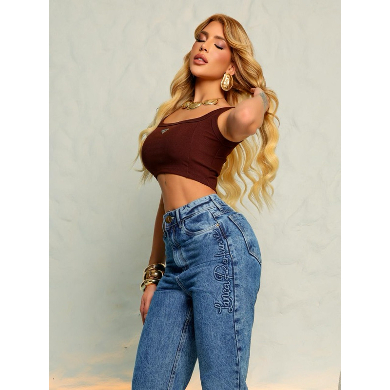 MOM Jeans Premium Lança Perfume 100% algodão | E