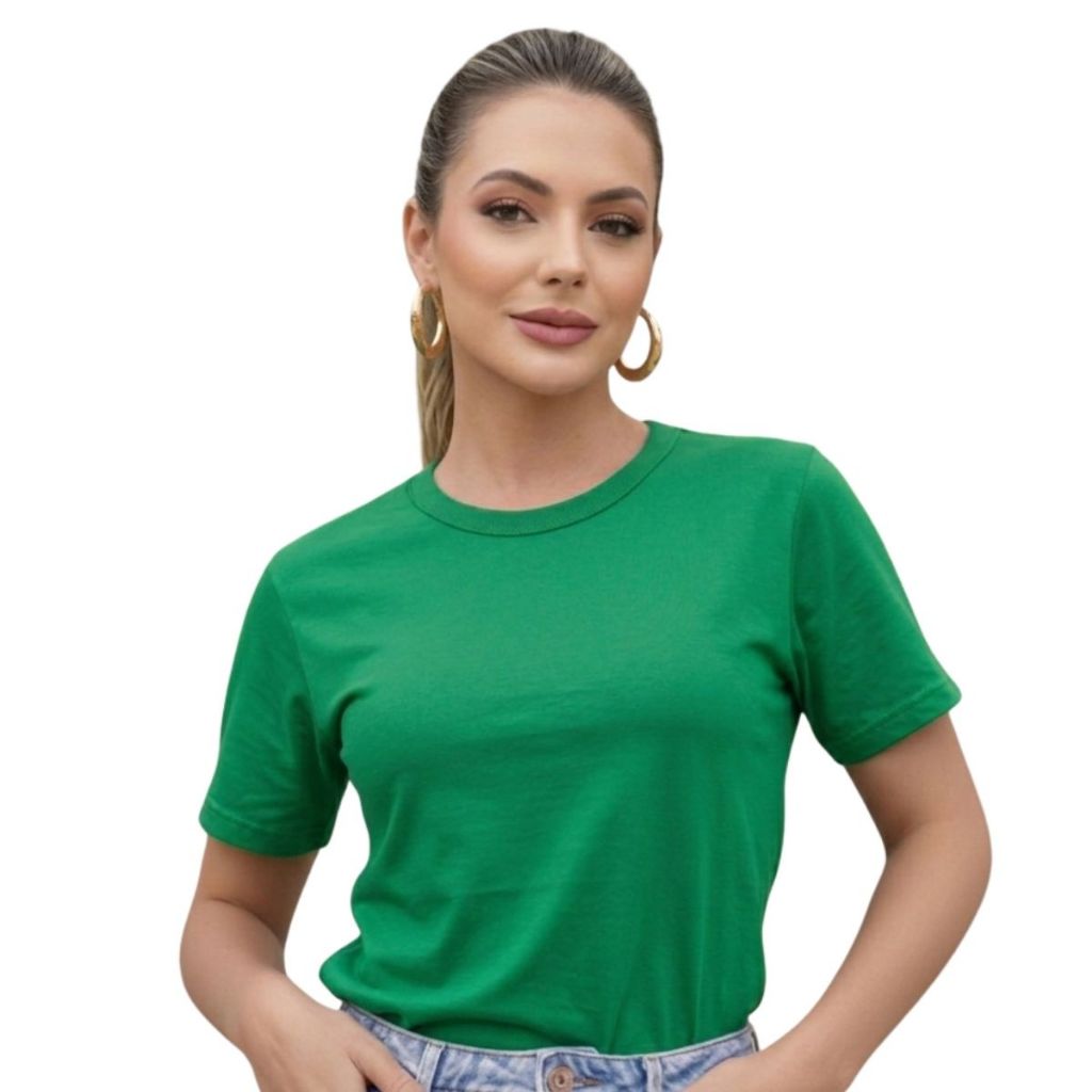 Blusinha T-Shirt Algodão Blogueirinha Moda Gringa