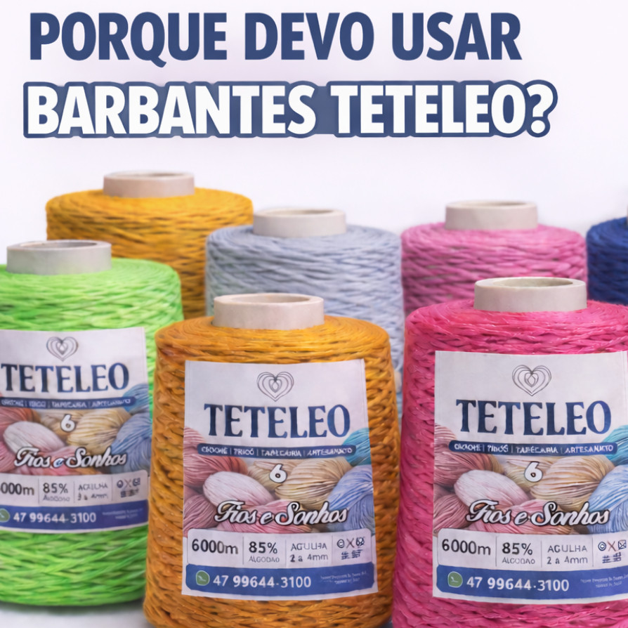 Barbante Antialergico Sem Poeira o Mais Macio Tete