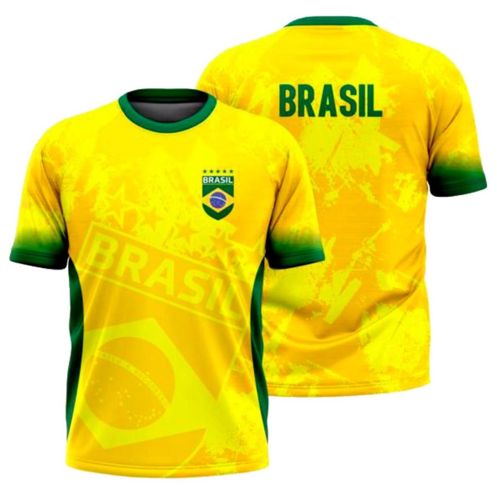 Camisa do Brasil Copa 2026 Adulto Infantil Torcida