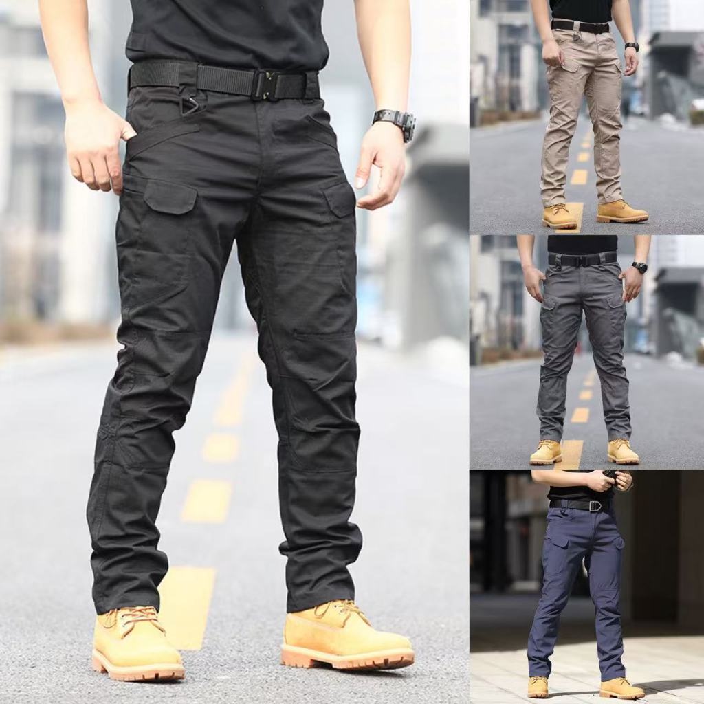 Calça tática X7 com vários bolsos, resistente a