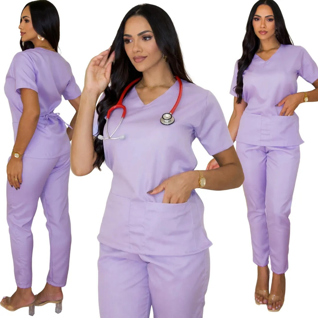 Pijama Hospitala Scrub Conjunto Cirúrgico Uniform