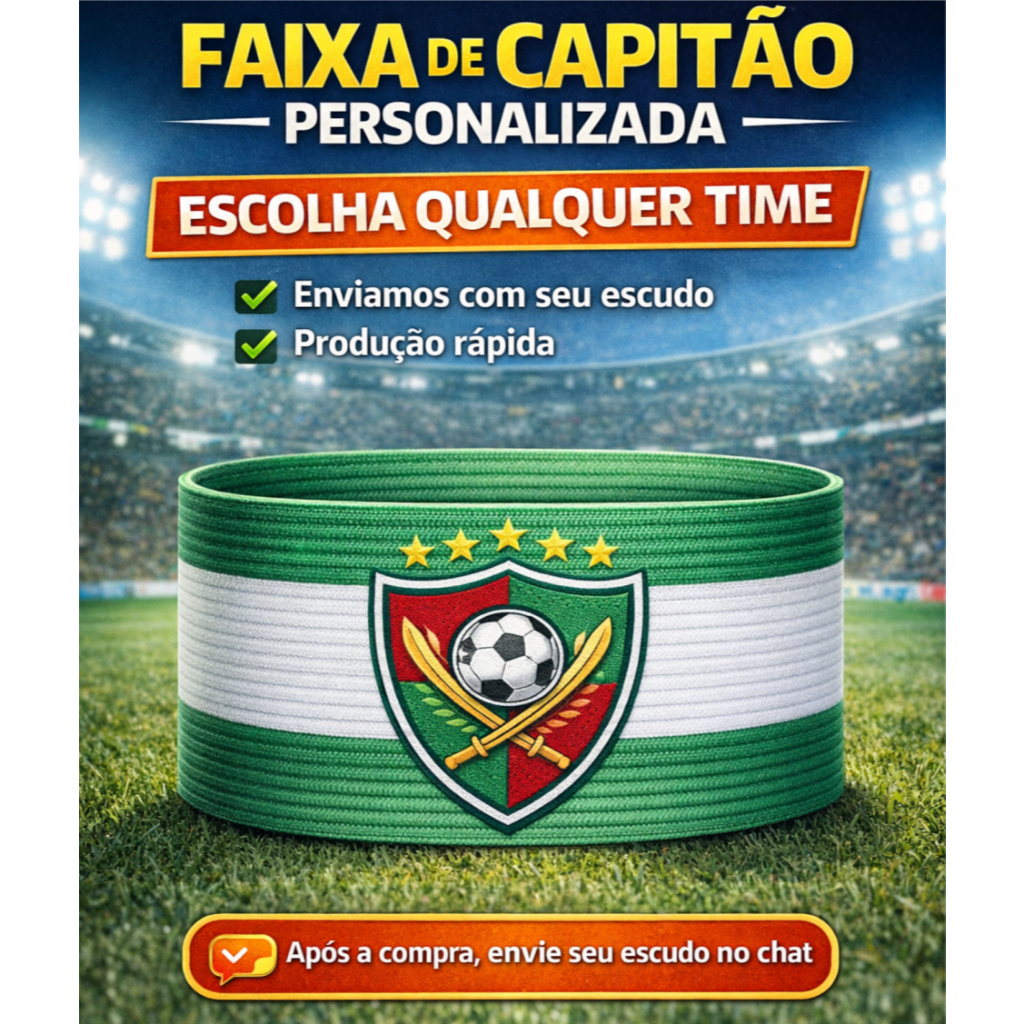 Braçadeira Faixa de Capitão para Time: modelo el