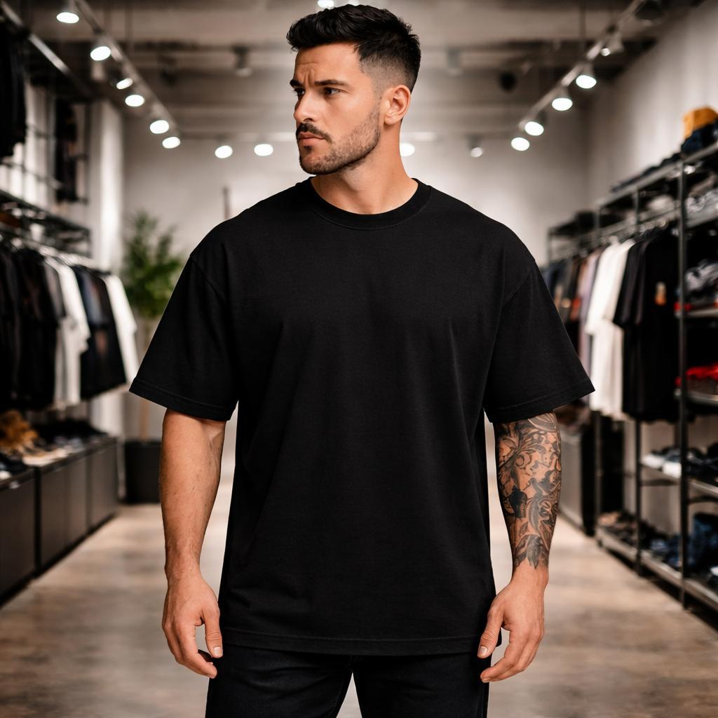 Camiseta Oversized Masculina Streetwear 100% Algod