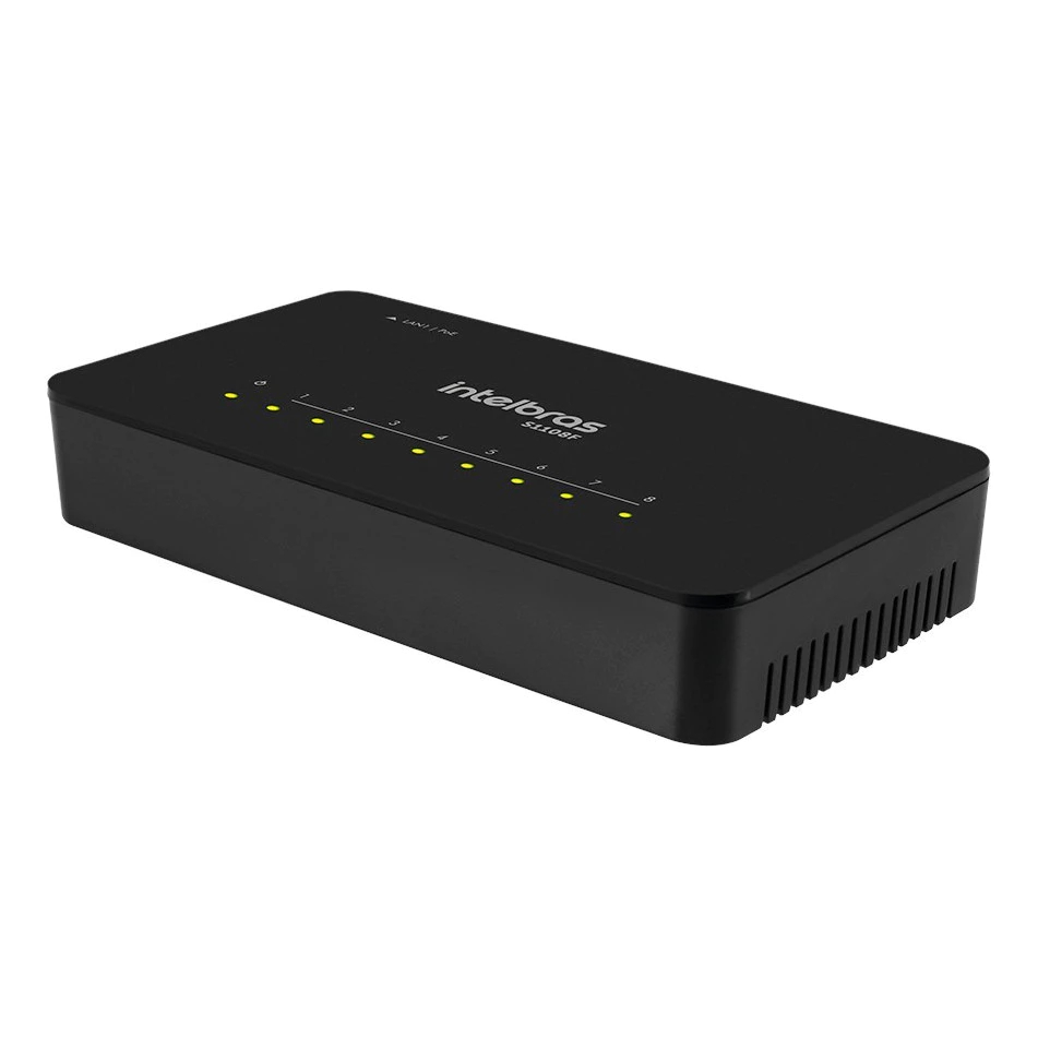 Switch S1108F Não Gerenciável 8 portas Fast Ethe