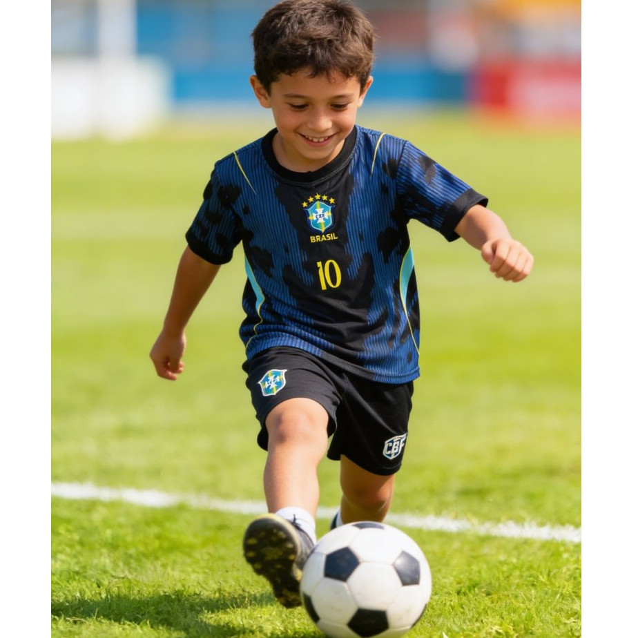 Conjunto Juvenil Infantil Unissex Camiseta e Short