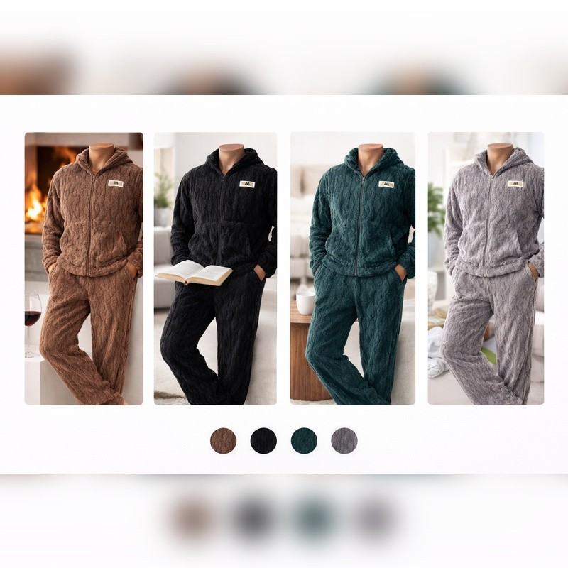 Conjunto Moletom Masculino Peluciado Inverno  E Z�