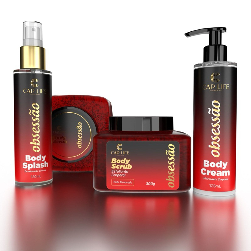 kit Inspiração Obsessão, Body Splash 130 ml, Bo