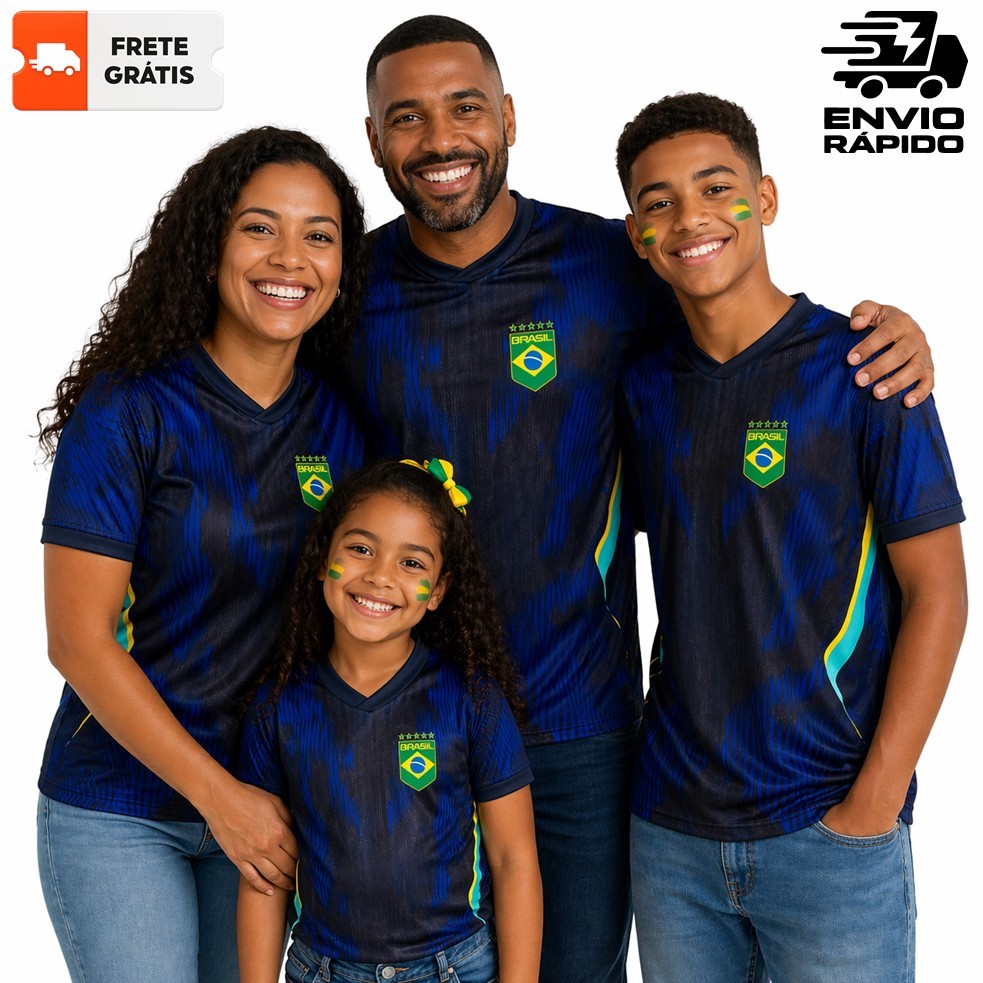 MONTE SEU KIT – Conjunto Família Camisa Azu
