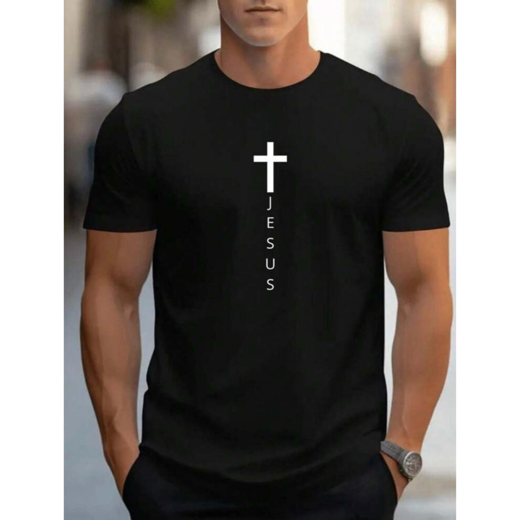 Camisa Camiseta Masculina Jesus Cristo Cruz Evang�