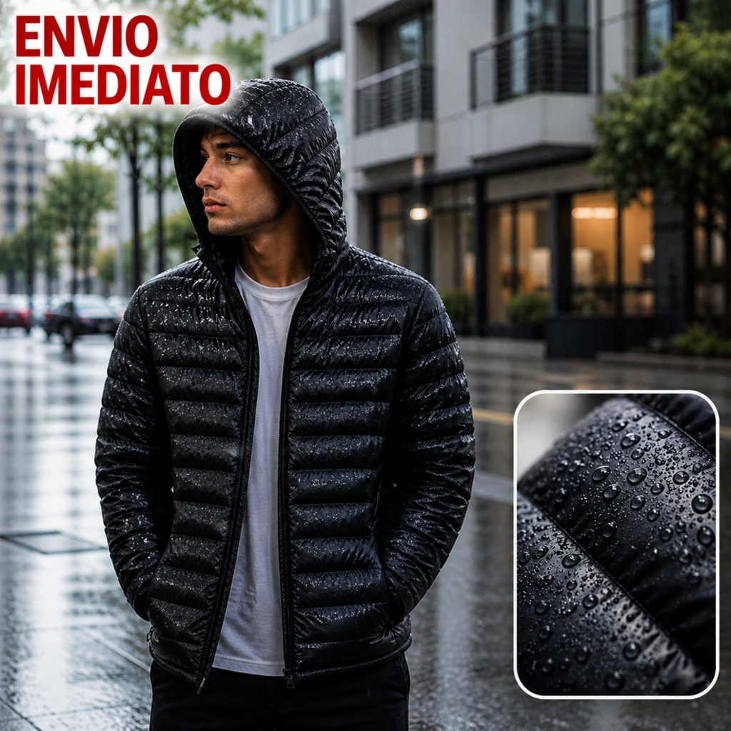 Jaqueta Puffer Masculina Bobojaco Bomber Blusa de 