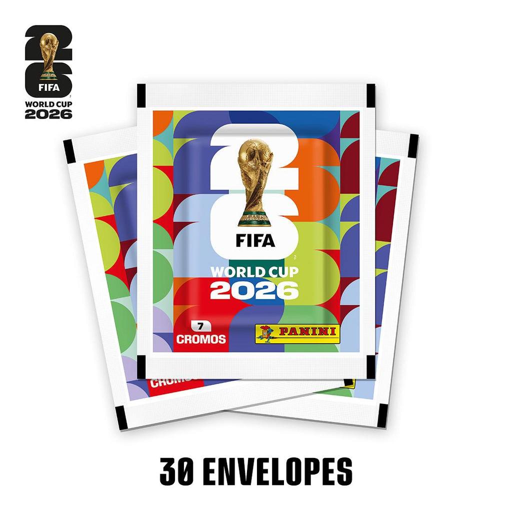 30 Envelopes c/ 7 Figurinhas – Copa do Mundo