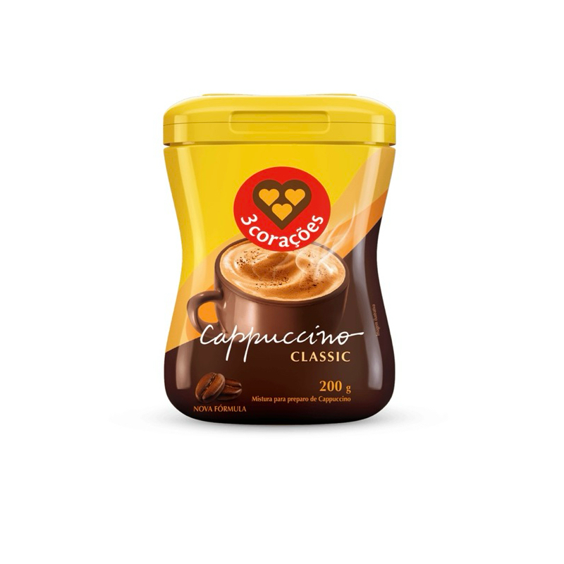 Potes 3 corações 180g/200g – CAPPUCCINO &#