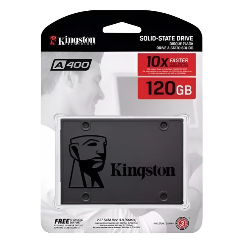 Ssd Kingston 120GB Sata III A400 SA400S37/120G Pre