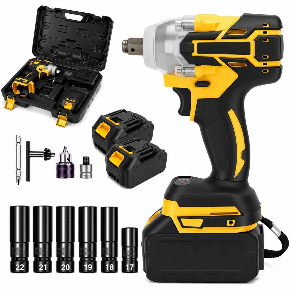 Chave De Impacto 48V Eletrica profissional Parafus