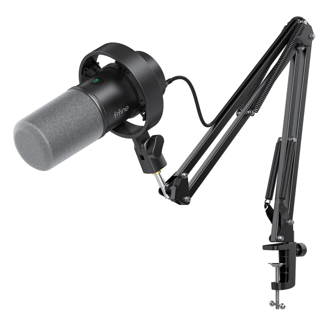 Microfone Fifine K688 USB/XLR + Braço Articulado