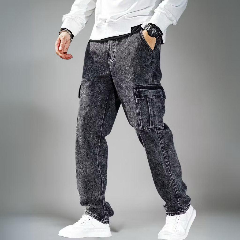 Calça cargo  Grafite  jeans masculina estilo Graf