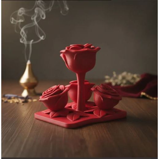 Rosa Ofertório Para Pombagira em Impressão 3d &#