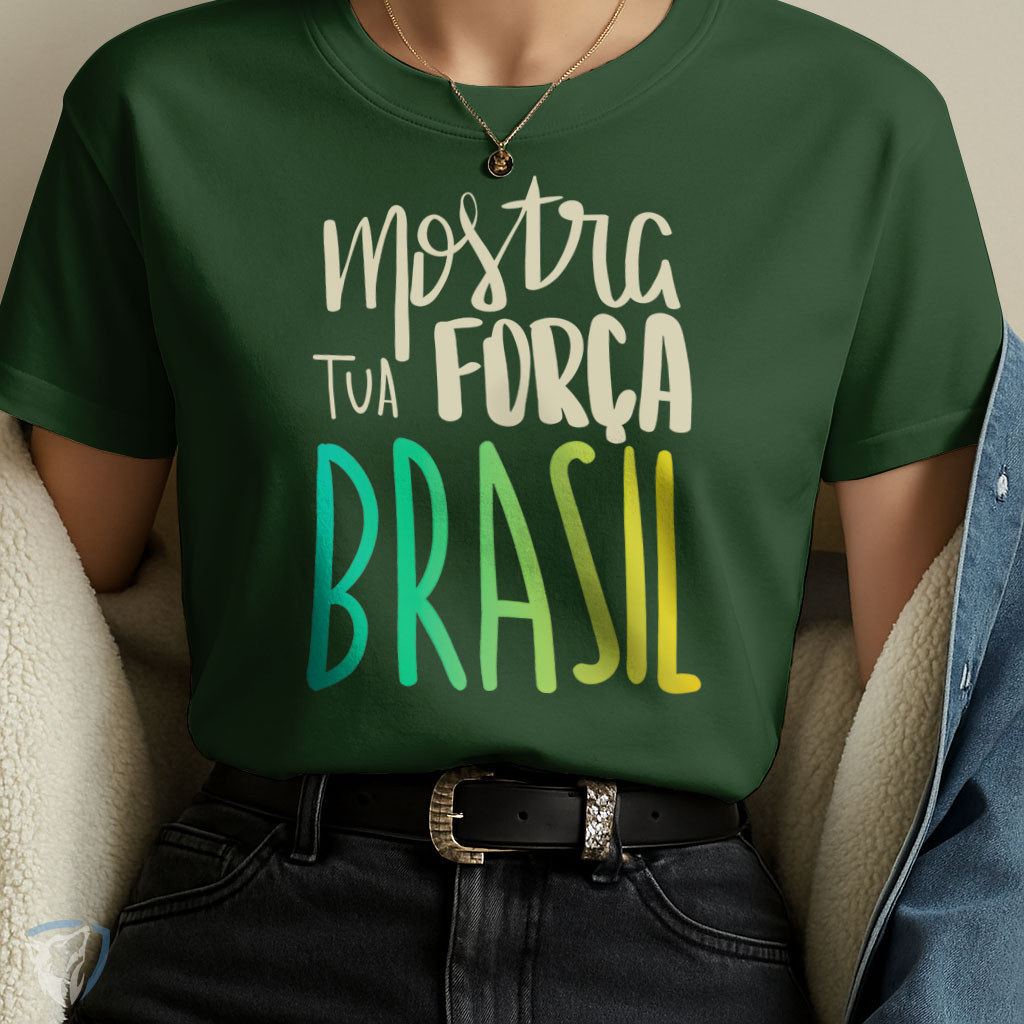 Camiseta Feminina Brasil 2026 Copa e Orgulho Brasi