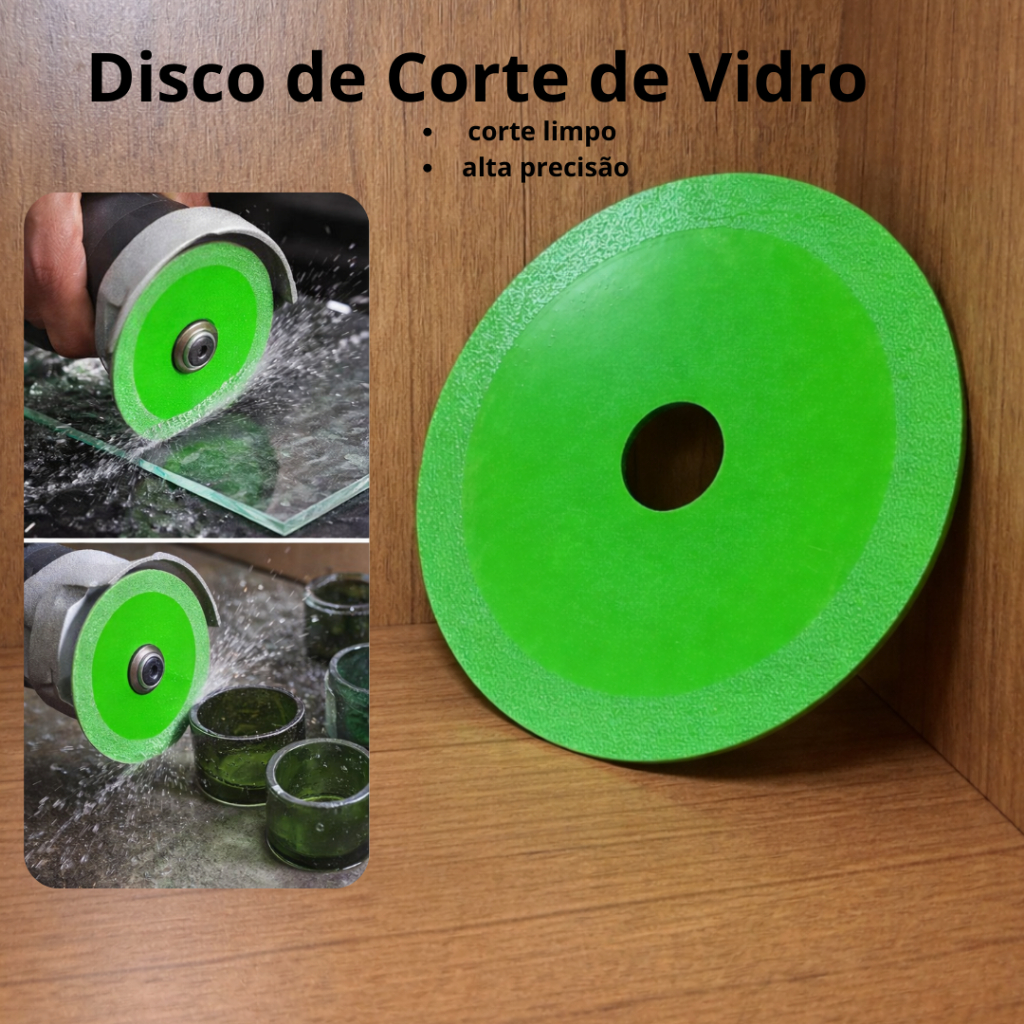 Disco Para Cortar Vidro Piso Espelho Ceramica Porc