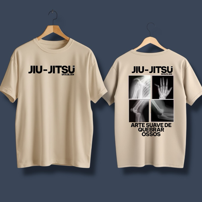 Camiseta Jiu-jítsu  BJJ Arte Suave De Quebrar Oss
